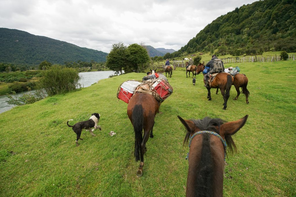 Horseback ride into the Río Blanco valley
